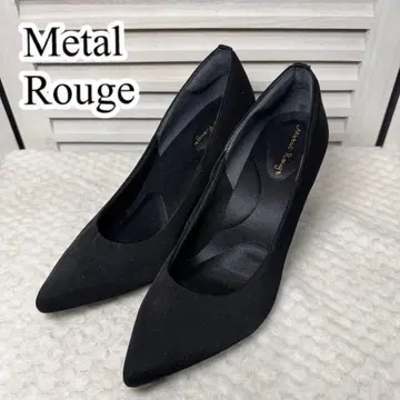 새상품급 Metal Rouge 메탈 루즈 펌프스 블랙 22.5