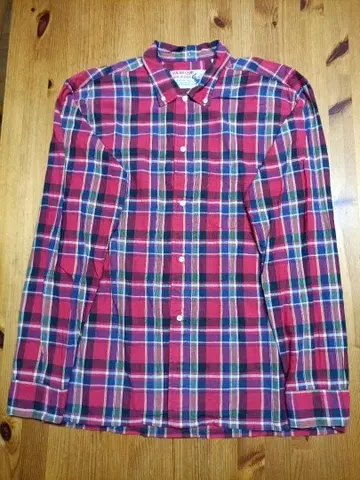 SUGAR CANE 마드라스 체크 셔츠 긴팔