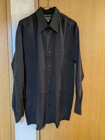 SILK CLUB 블랙 긴팔 셔츠 S