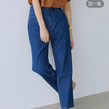 코튼 100% 인디고 데님 팬츠 M 사이즈