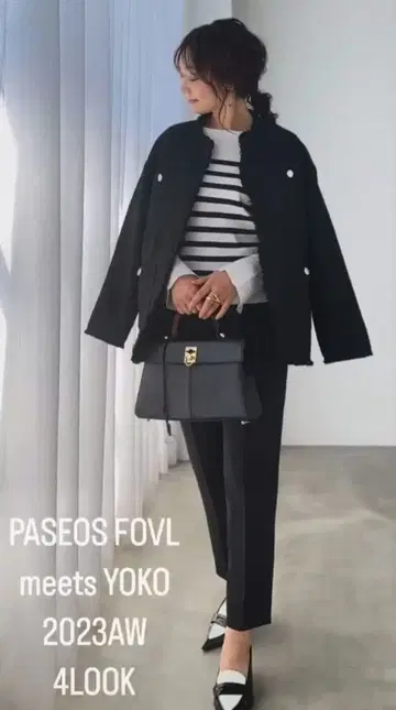 [ 택 포함 ] PASEOS FOVL meets YOKO 트위드 자켓