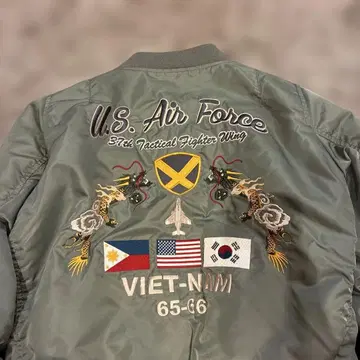 AVIREX U.S. Air Force MA-1 플라이트 자켓 L