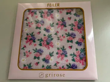 FEILER grirose 꽃무늬 손수건