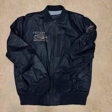 DENHAM 블루종 덴함 네이비 MA-1 플라이트 자켓