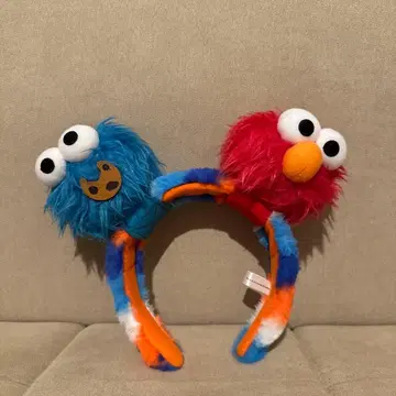 엘모 쿠키 몬스터 머리띠 usj