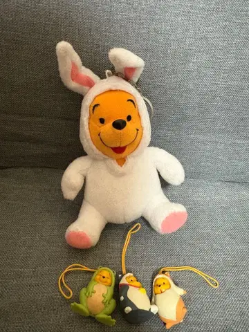 곰돌이 푸 봉제 인형 키링