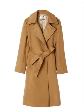 미착용 INED 캐시미어 100% 카멜 롱 코트