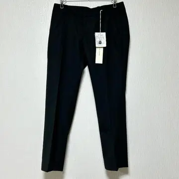 미사용 새상품 스터링 루어 울 실크 혼방 팬츠 슬랙스 블랙