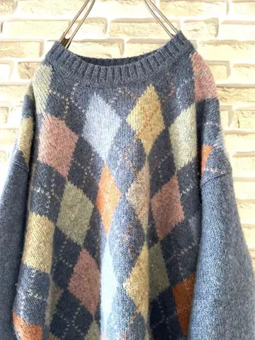 남성용 울 100% 니트 스웨터