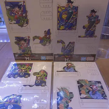 드래곤볼 제일복권 레이어 스탠드 4종 세트