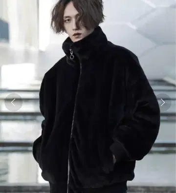 G.O.C 플리스 자켓 블랙