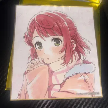 러브 라이브 니지가사키 학원 스쿨 아이돌 동호회 우에하라 아유무 색지