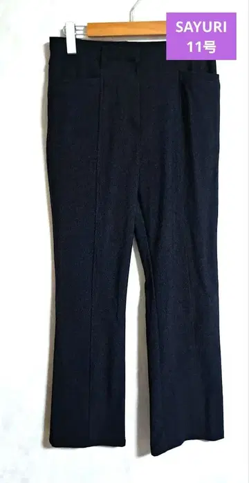 SAYURI 다크 그레이 스트레치 팬츠 11호