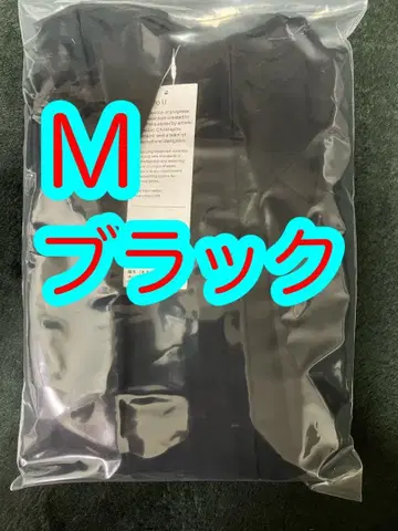 유니클로 U 블록 테크 유틸리티 후드티 M 블랙 UNIQLO U