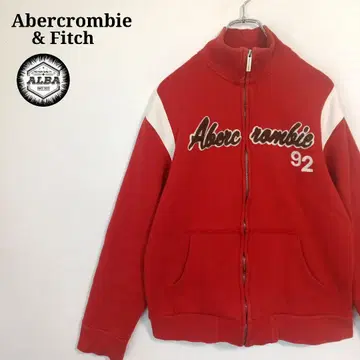 Abercrombie&Fitch 아바클로 트랙 자켓 레드 XL