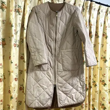 HusHusH x Thermore 리버서블 퀼팅 롱 코트