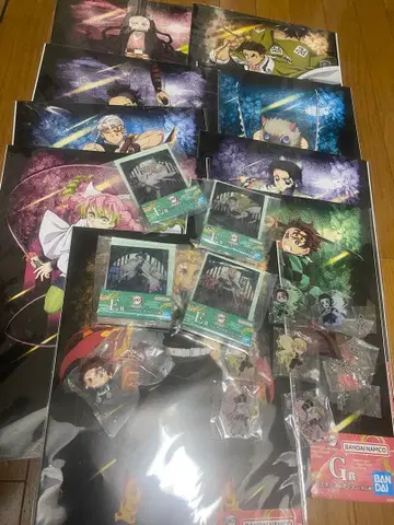 귀멸의 칼날 제일복권 하위상 묶음 판매