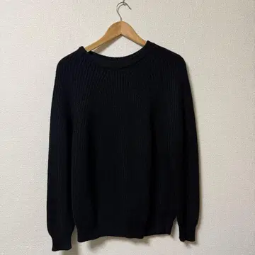 BATONER 블랙 니트 스웨터