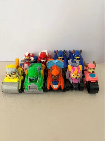 퍼피 구조대 미니카 9대 세트