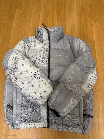 thisisneverthat 반다나 패턴 다운 자켓 S 사이즈