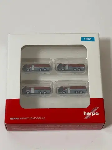 공항 액세서리 공항 소방차 4대 세트 1/500 herpa