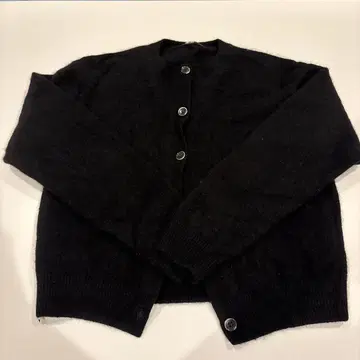 UNIQLO 캐시미어 블랙 가디건 M 사이즈
