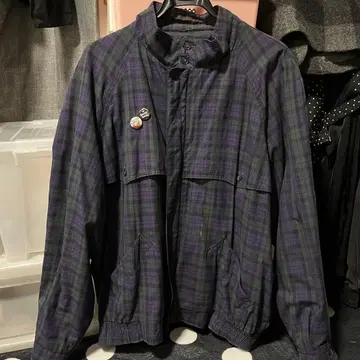 구제 의류 자켓 미도리 체크