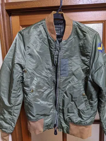 스피왝 MA-1 플라이트 자켓 M 사이즈 올리브 그린