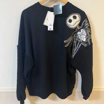 택 포함 새상품 디즈니 나이트메어 잭 맨투맨 트레이닝복 3L