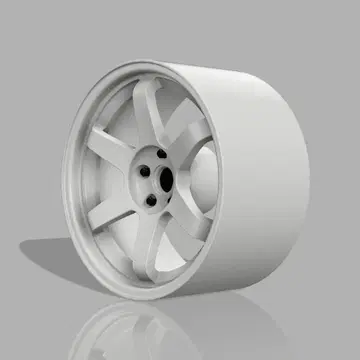 1/24 프라모델 휠 TE37 17타입