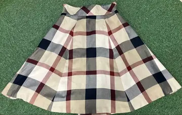 BLUE LABEL CRESTBRIDGE 체크 무늬 플레어 스커트 38