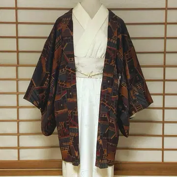 순수 실크 겉옷 일본 가옥 조개 겉옷 끈 포함