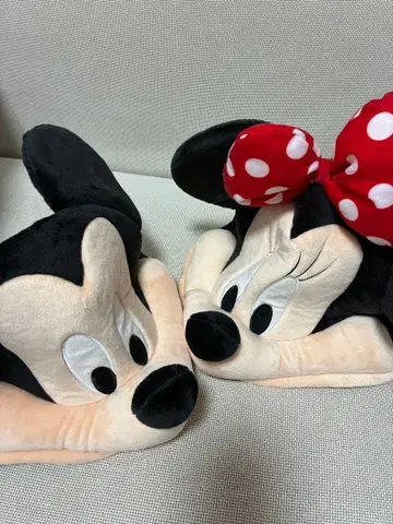 미키 미니 얼굴 모양 모자