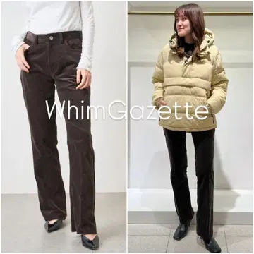 [ 새상품급 ] WhimGazette 코듀로이 팬츠 브라운 38
