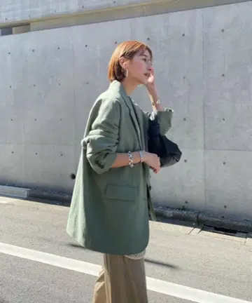 CLANE MIX COLOR BELT JACKET