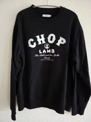 램찹 맨투맨 블랙