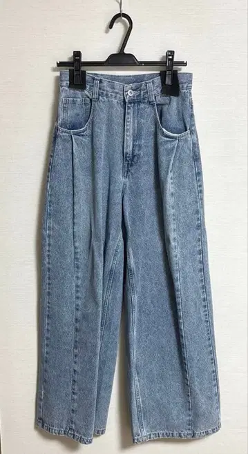 프레이 아이디 라이트 블루 와이드 데님