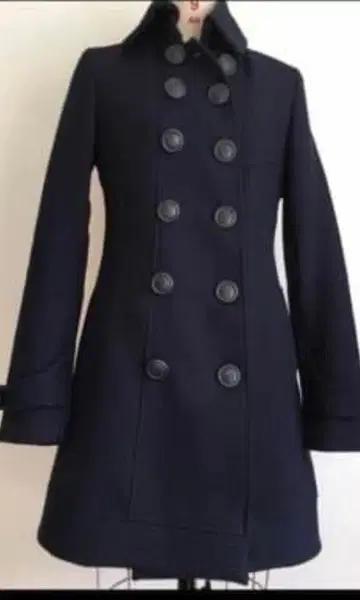 moussy 네이비 피 코트