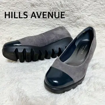 [새상품급] HILLS AVENUE 바이컬러 펌프스 스웨이드 22cm