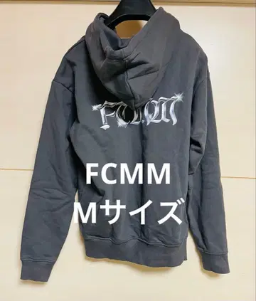 FCMM 집업 후드티 M 사이즈 그레이 후드 맨투맨