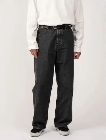 ovy Japan Black Baggy Denim Pants (gray)