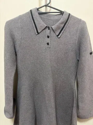 나이스 클라우프 그레이 니트 원피스