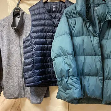 유니클로 울트라 라이트 다운 베스트 3점 묶음 판매