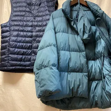 유니클로 울트라 라이트 다운 베스트 3점 묶음 판매