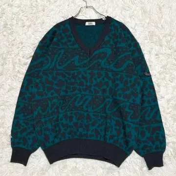 [ 초레어 2XL 상당 ] 구제 의류 울 100% 니트 스웨터 올 패턴