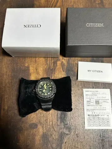 CITIZEN 자동 와인딩 다이버 워치