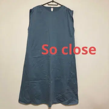 So close 소클로스 프렌치 슬리브 롱 원피스