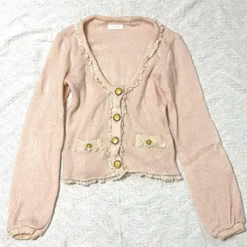 [ LIZ LISA ] 미사용품 핑크 긴팔 가디건