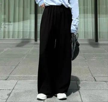 스터닝 루어 솔리드 개더 팬츠