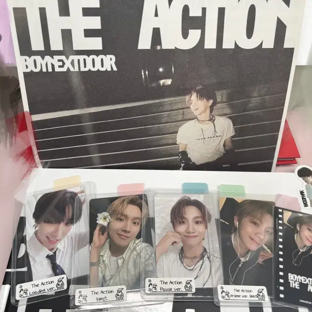 보넥도 디액션 일반반 프레임반 앨범 포카 양도